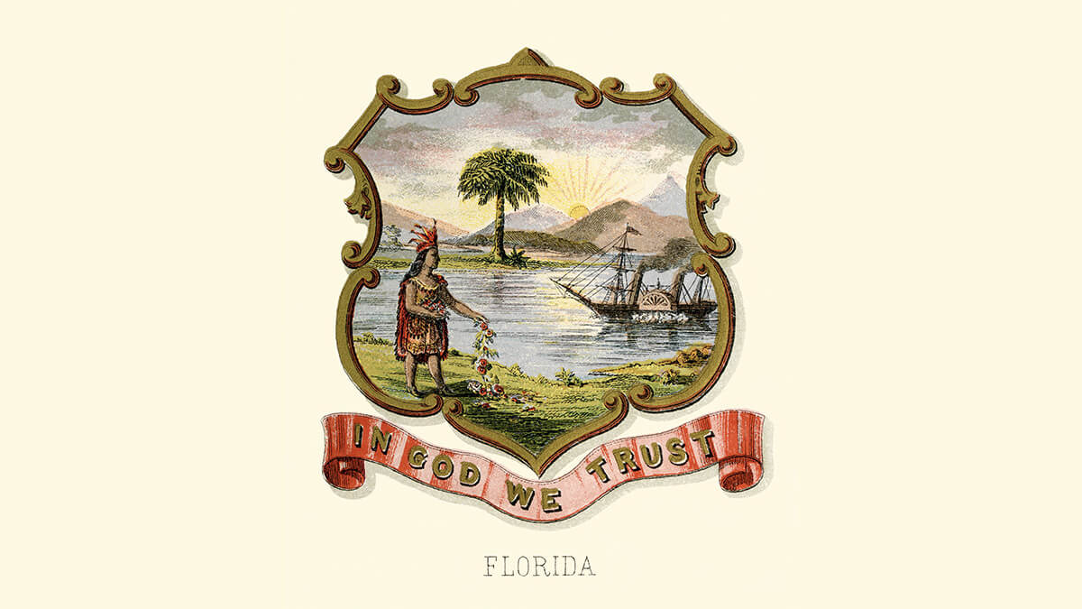 the Florida coat of arms