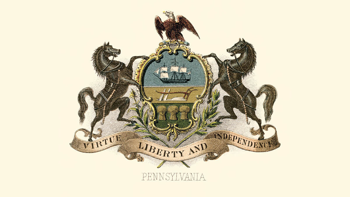 the Pennsylvania coat of arms